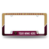 Cavaliers Personalized All Over Chrome Frame