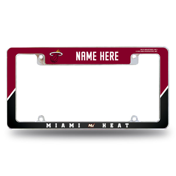 Heat Personalized All Over Chrome Frame