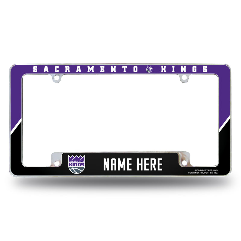 Kings - Sac Personalized All Over Chrome Frame