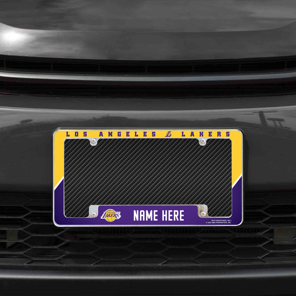 Lakers Personalized All Over Chrome Frame