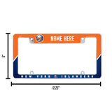 Islanders Personalized All Over Chrome Frame
