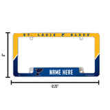 Blues Personalized All Over Chrome Frame