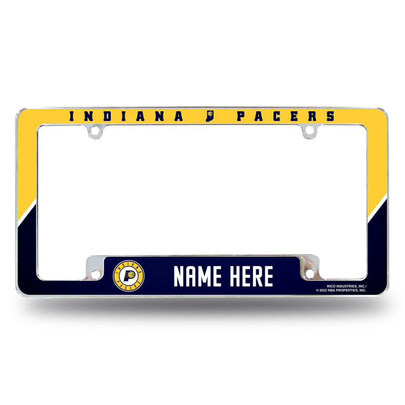 Pacers Personalized All Over Chrome Frame