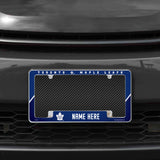 Maple Leafs Personalized All Over Chrome Frame