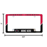 Rockets Personalized All Over Chrome Frame