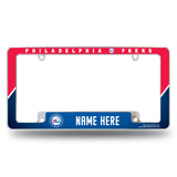 76Ers Personalized All Over Chrome Frame