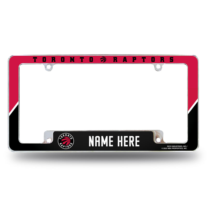 Raptors Personalized All Over Chrome Frame