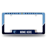 Grizzlies Personalized All Over Chrome Frame