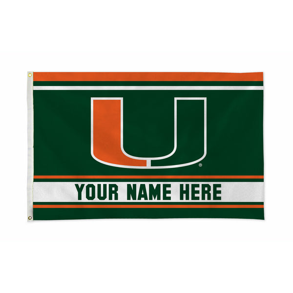 Miami University Personalized Banner Flag