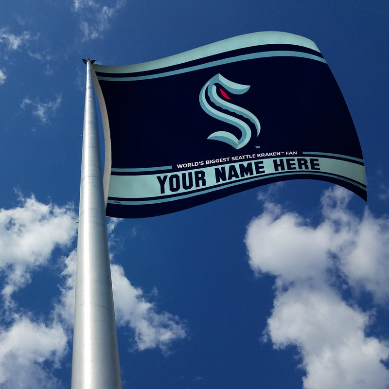 Kraken Personalized Banner Flag (3X5')