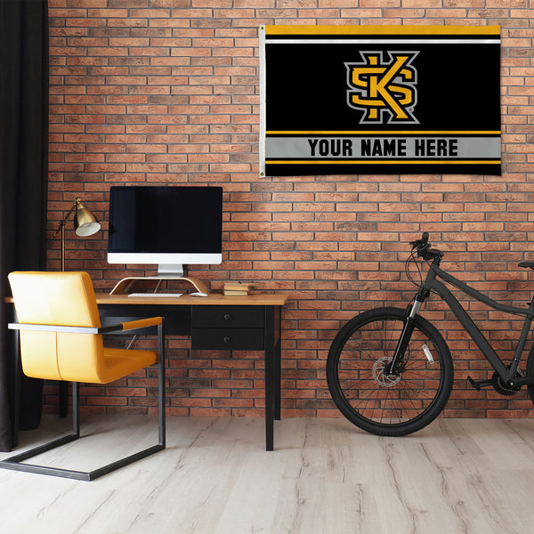 Kennesaw State Personalized Banner Flag