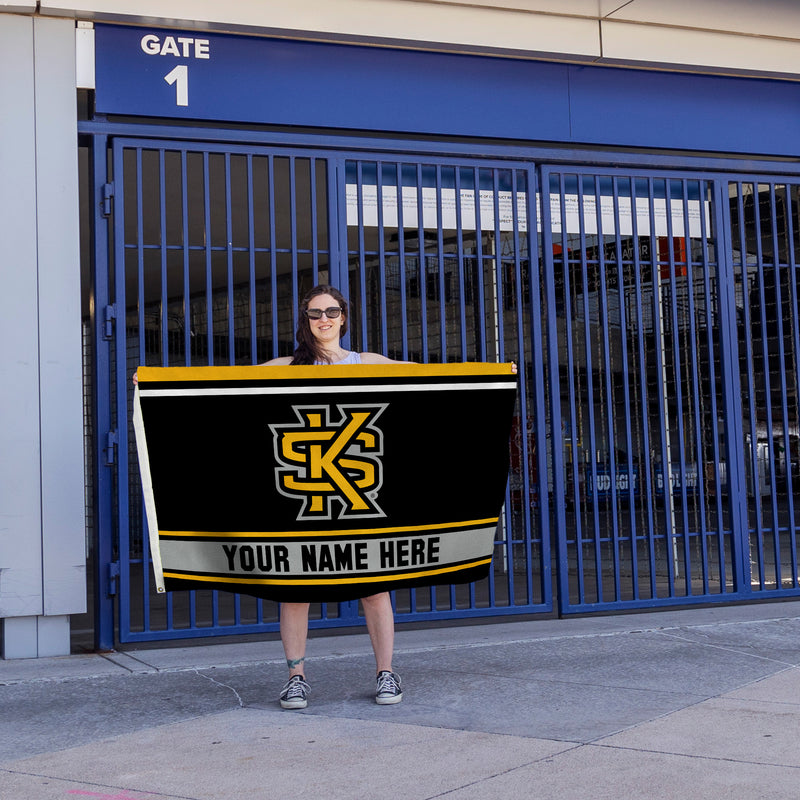 Kennesaw State Personalized Banner Flag