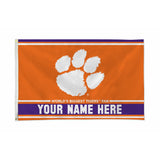 Clemson Personalized Banner Flag (3X5')