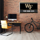 Wake Forest Personalized Banner Flag