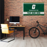 Uncc Personalized Banner Flag