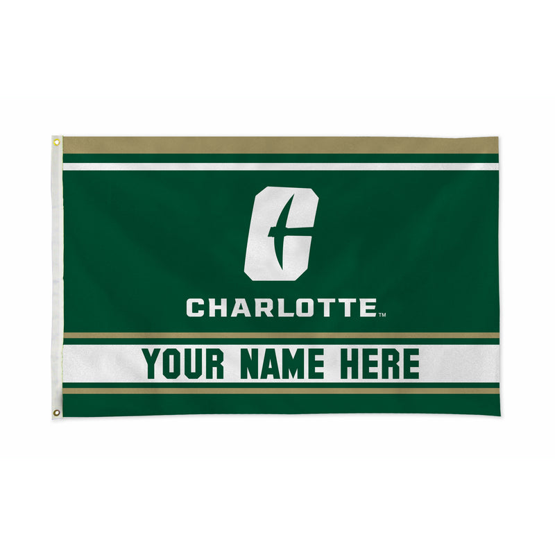 Uncc Personalized Banner Flag