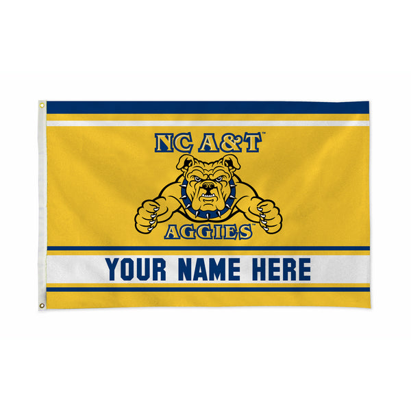 North Carolina A&T Personalized Banner Flag