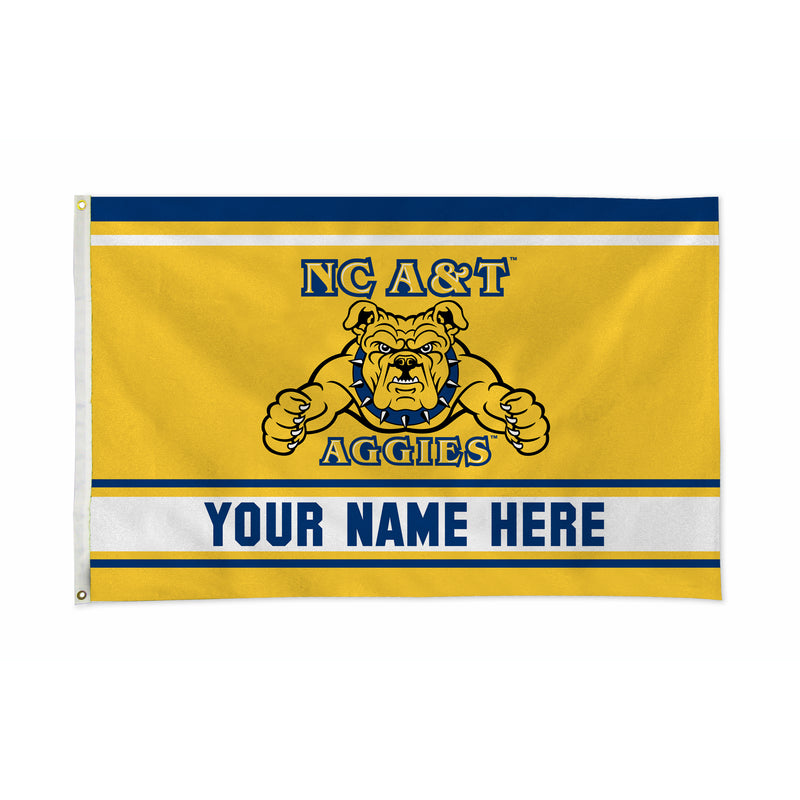 North Carolina A&T Personalized Banner Flag