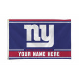 New York Giants Personalized Banner Flag (3X5')