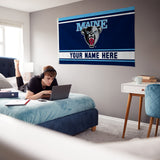 Maine University Personalized Banner Flag