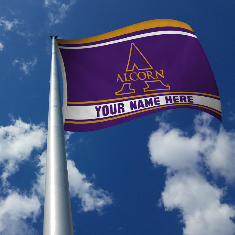 Alcorn State Personalized Banner Flag