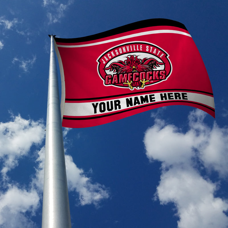 Jacksonville State Personalized Banner Flag