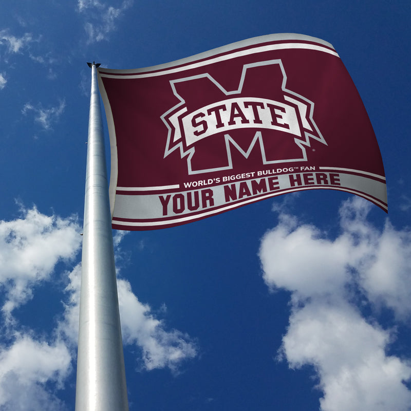 Mississippi State Personalized Banner Flag (3X5')