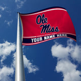 Mississippi University Personalized Banner Flag (3X5')