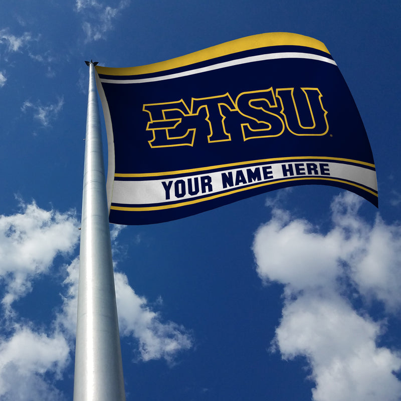 East Tennessee State Personalized Banner Flag