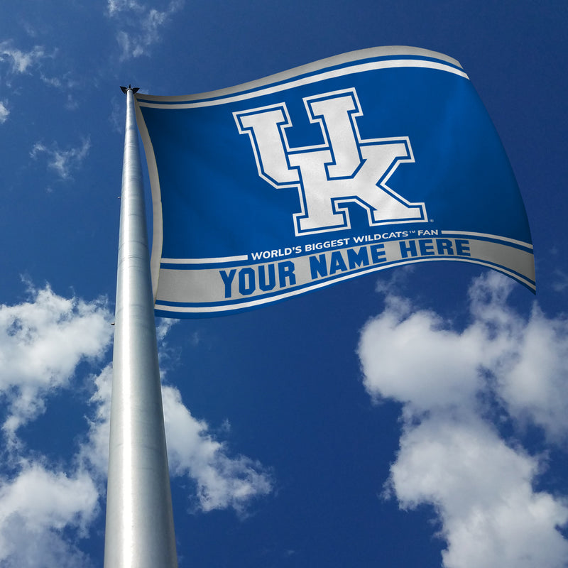 Kentucky University Personalized Banner Flag (3X5')