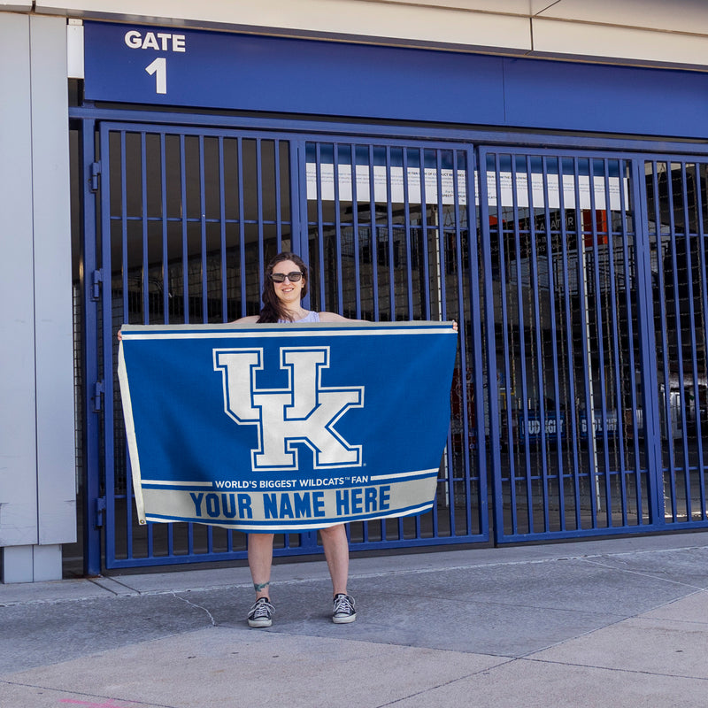 Kentucky University Personalized Banner Flag (3X5')