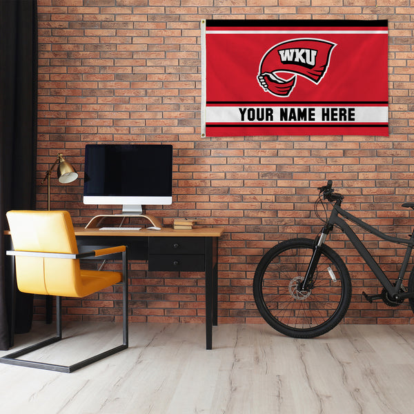 Western Kentucky Personalized Banner Flag