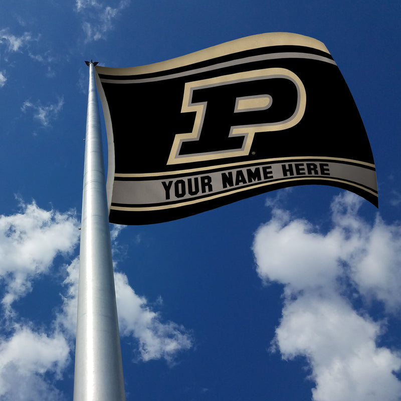Purdue Personalized Banner Flag