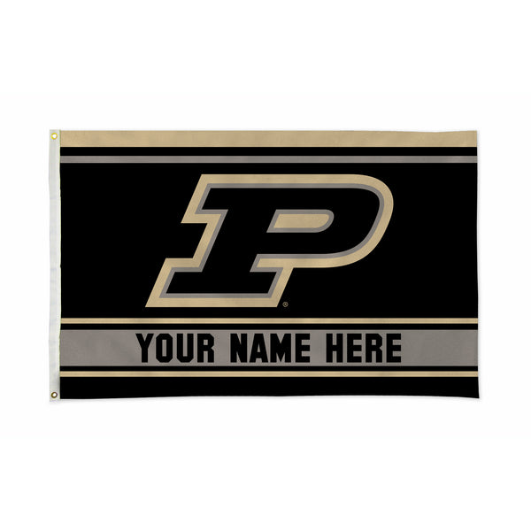 Purdue Personalized Banner Flag