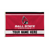 Ball State Personalized Banner Flag