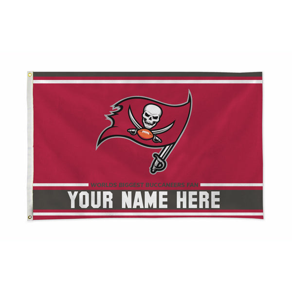 Tampa Bay Buccaneers Personalized Banner Flag (3X5')