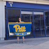 Pitt Personalized Banner Flag