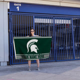 Michigan State Personalized Banner Flag (3X5')