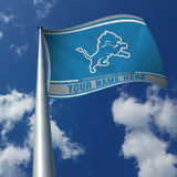 Detroit Lions Personalized Banner Flag (3X5')