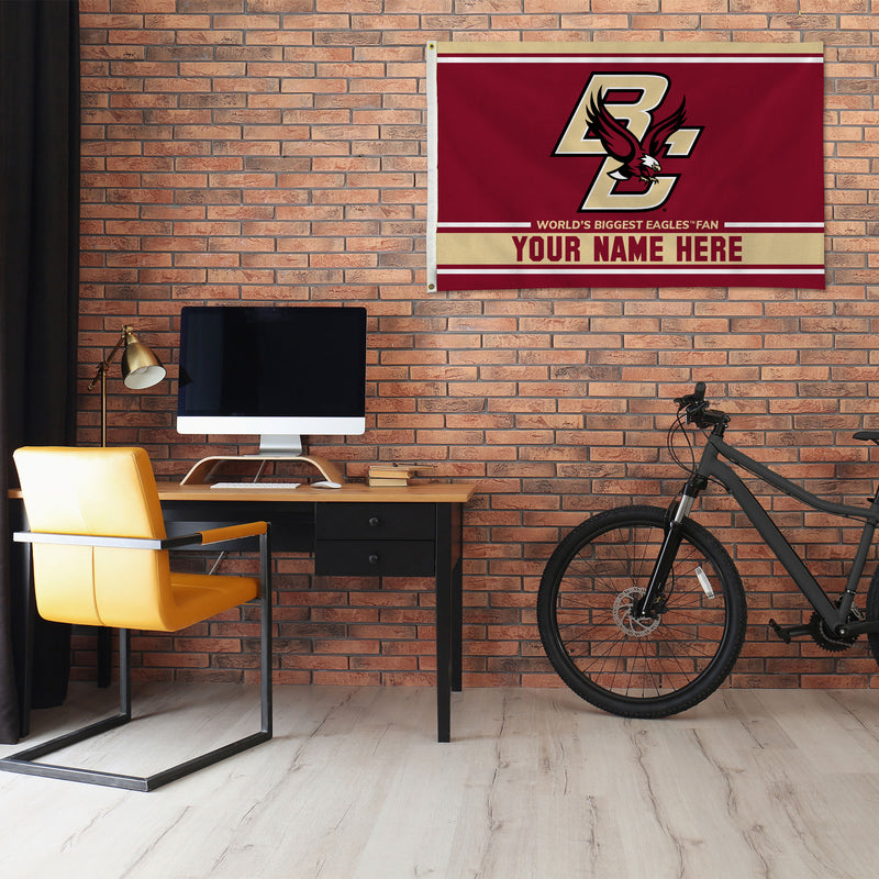 Boston College Personalized Banner Flag
