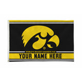 Iowa University Personalized Banner Flag (3X5')