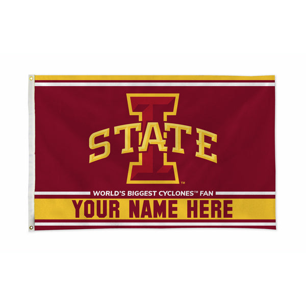 Iowa State University Personalized Banner Flag (3X5')