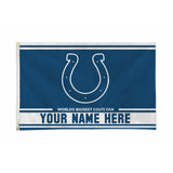 Indianapolis Colts Personalized Banner Flag (3X5')