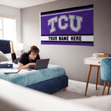 Tcu Personalized Banner Flag