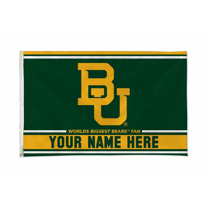 Baylor Personalized Banner Flag (3X5')