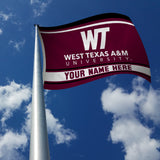 West Texas A&M Personalized Banner Flag