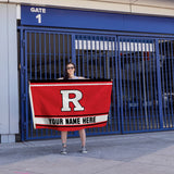Rutgers Personalized Banner Flag