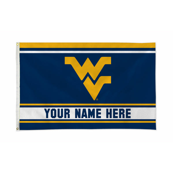 West Virginia University Personalized Banner Flag
