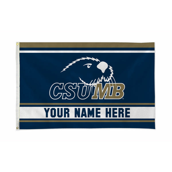 Cal State - Monterey Bay Personalized Banner Flag