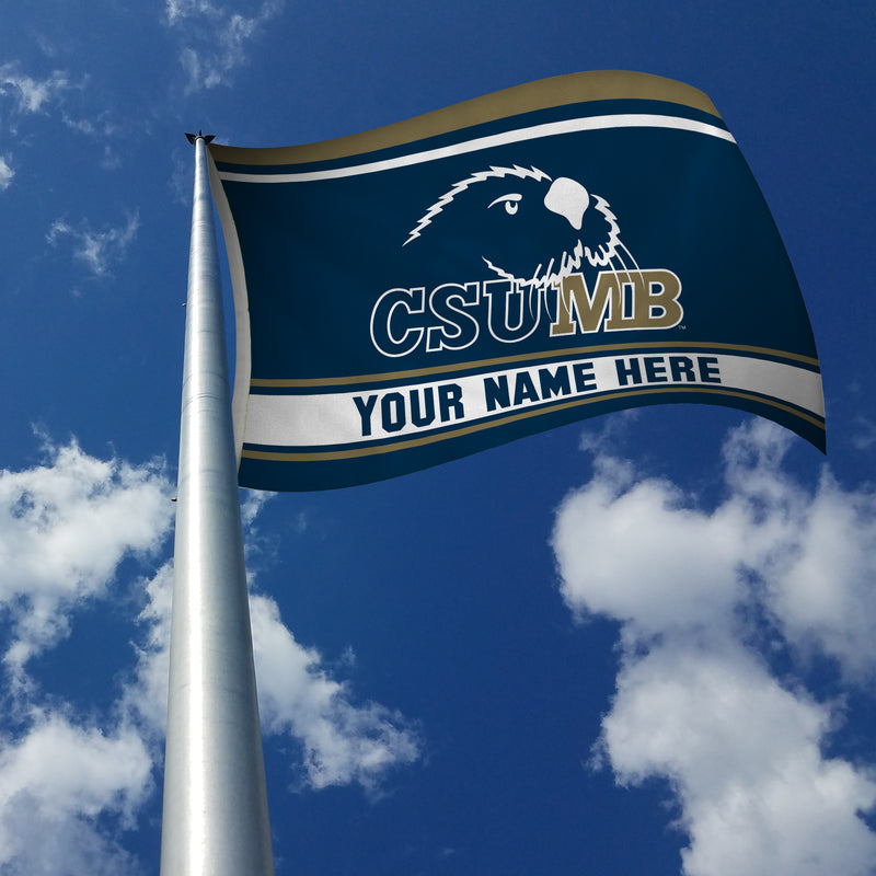 Cal State - Monterey Bay Personalized Banner Flag